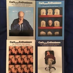Curb Your Enthusiasm DVD’s seasons 1,2,3,4